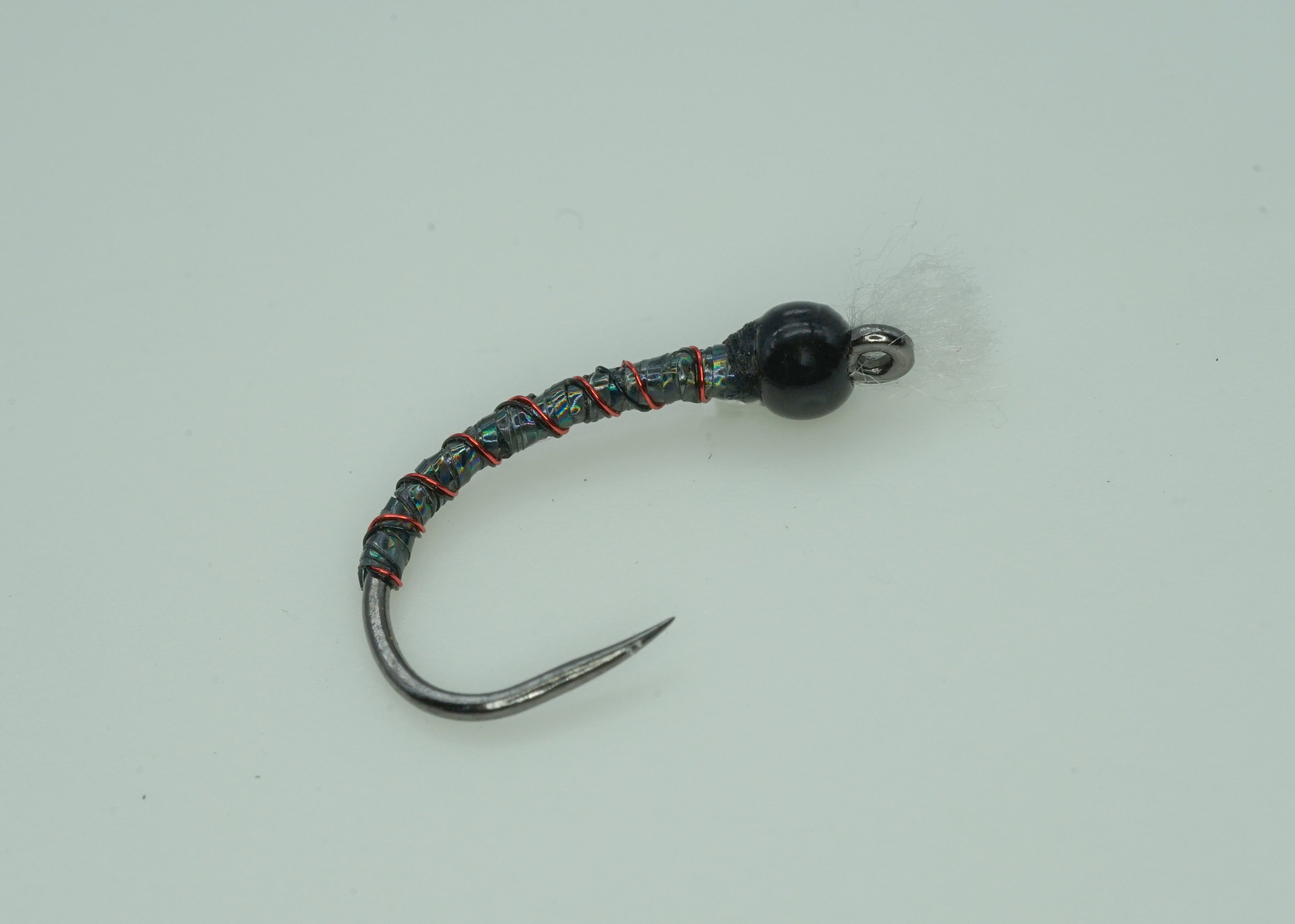 Brian Chan's Black Holographic Chironomid Pupa