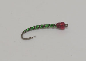Brian Chan's Green & Red Midge Larva